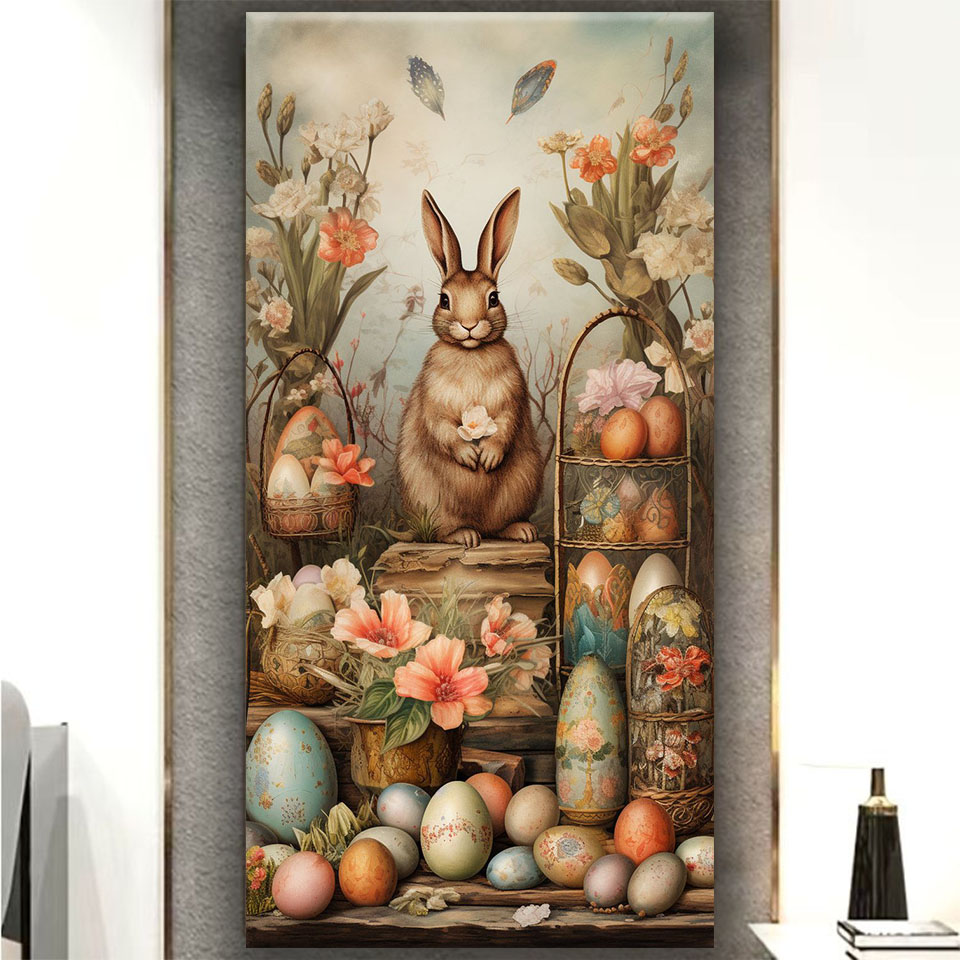 2025 Easter berlian bordir DIY - Embroidery Egg ulasan dan harga