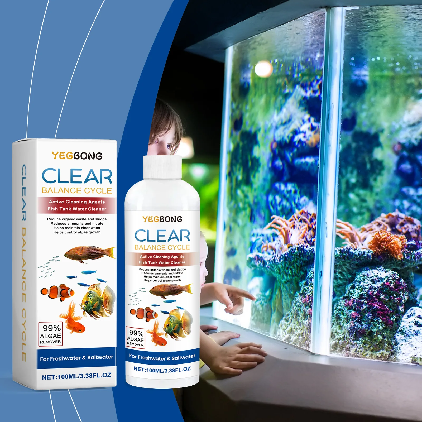 Penghilang Alga untuk Tangki I - Water Soluble Stabilizer ulasan dan harga