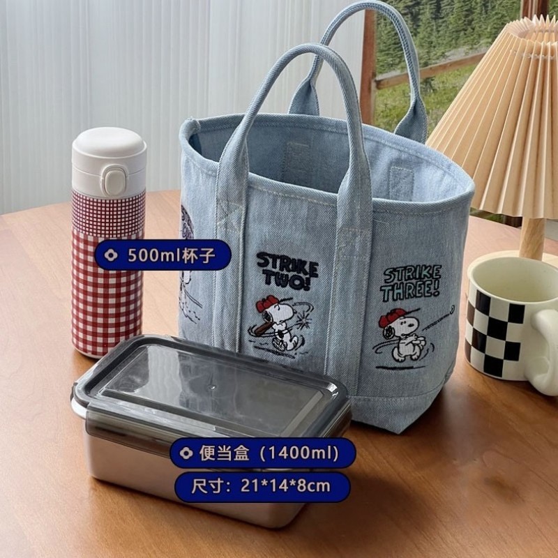 Tas Denim Komik Snoopy Baru, T - Embroidery Service ulasan dan harga