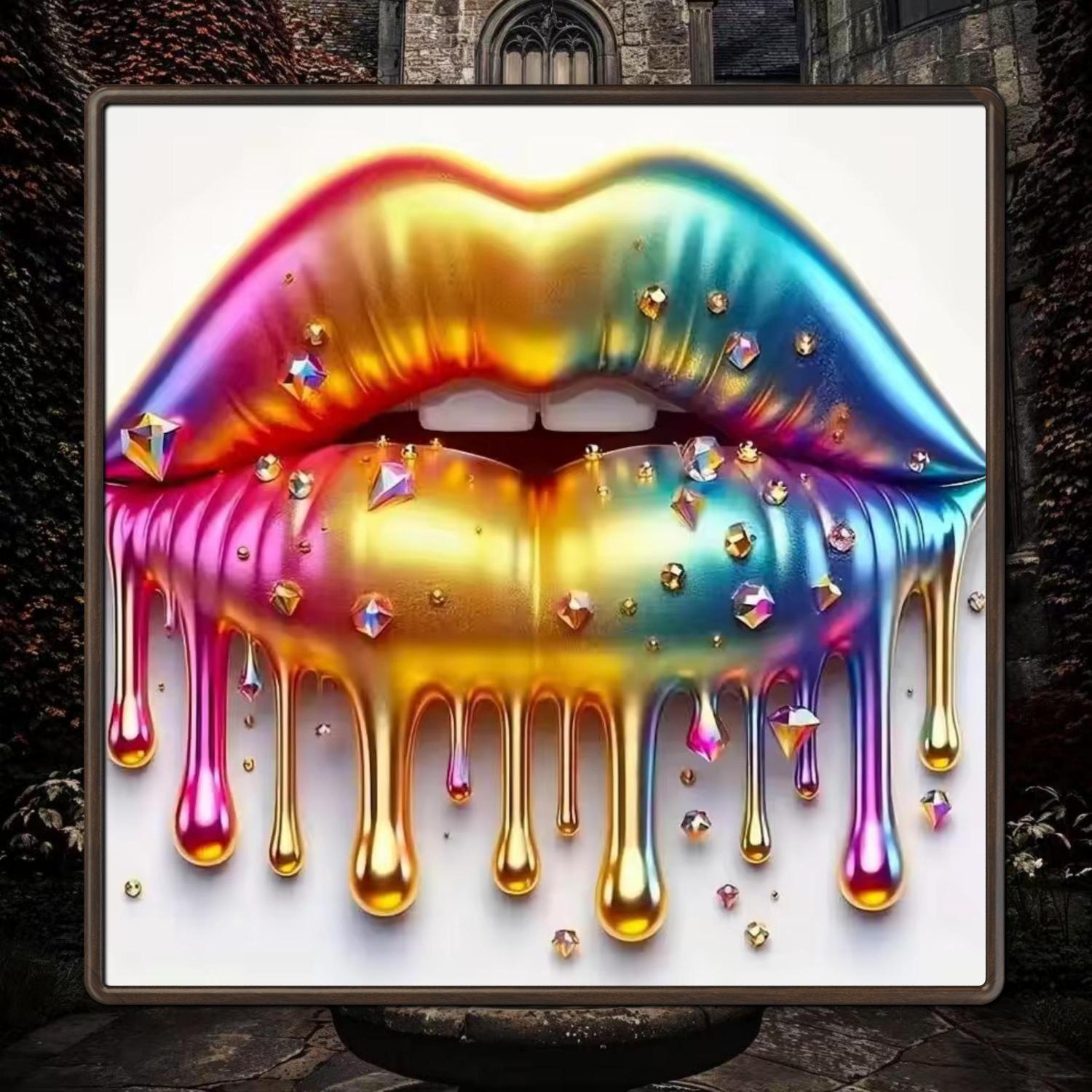 EverShine Lukisan Berlian Mulu - Embroidery Lips ulasan dan harga