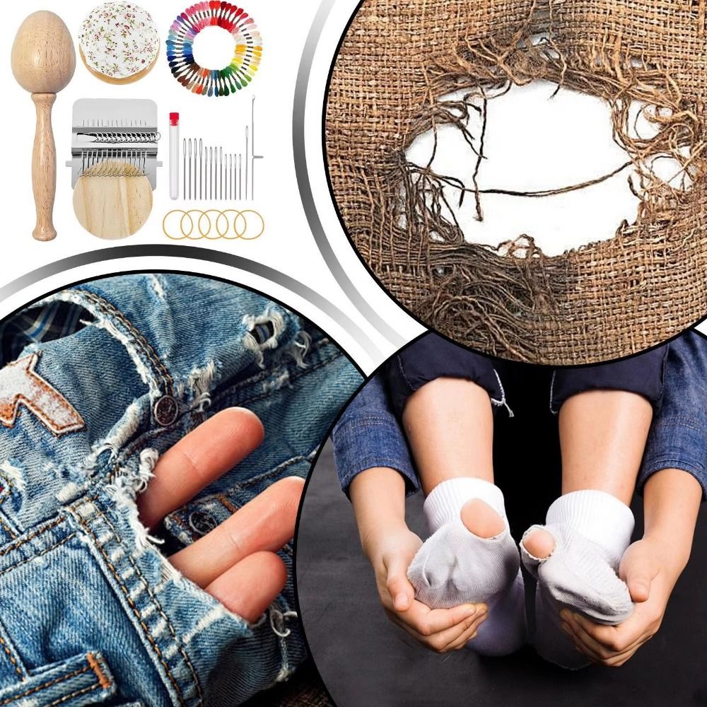 Perlengkapan Merajut Kaus Kaki - Embroidery Egg ulasan dan harga