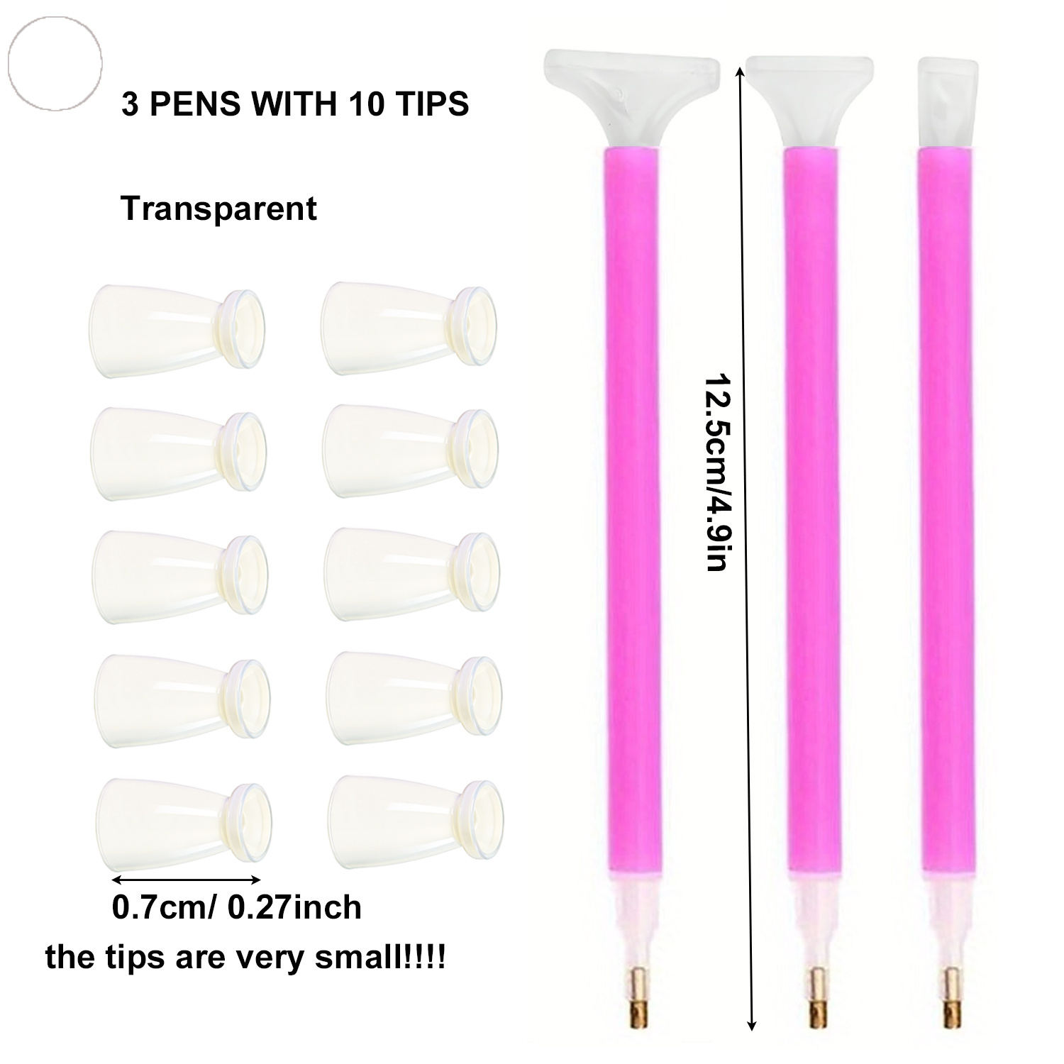 10 Ujung Silikon & 3 Set Pena  - Embroidery Kit Starter ulasan dan harga