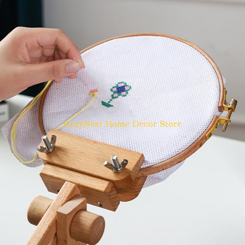 92MF Dudukan Bordir Dapat Dise - Embroidery Hoop Stand ulasan dan harga