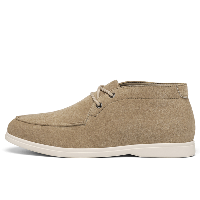 Sepatu Chukka Kulit Suede Gaya - Embroidery White ulasan dan harga