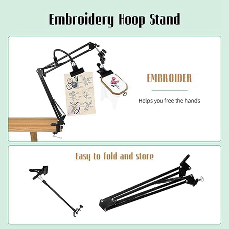 Penyangga Lingkaran Bordir: Pe - Embroidery Hoop Stand ulasan dan harga