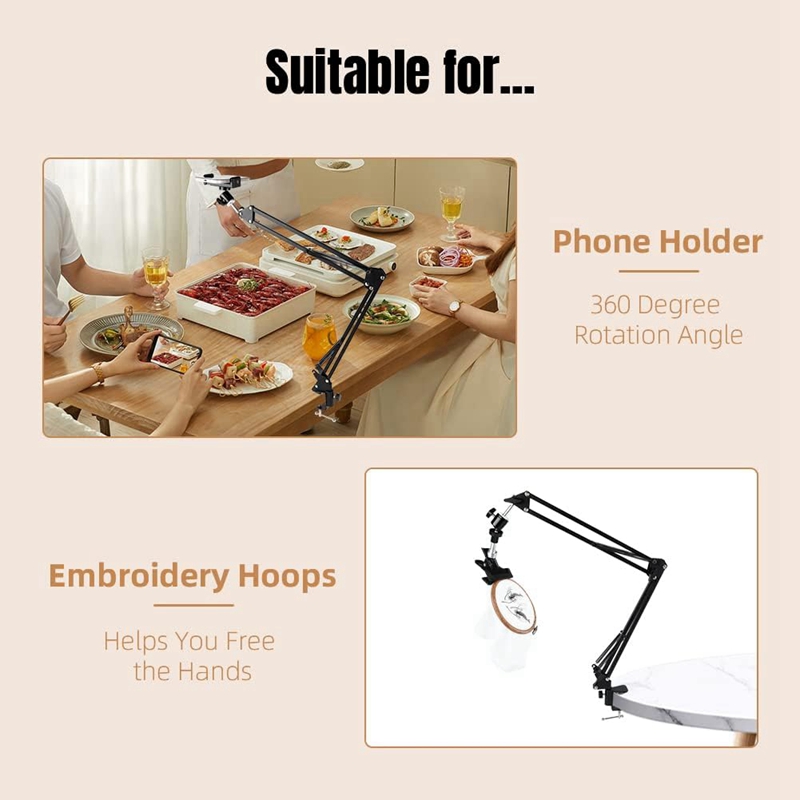 Penyangga Lingkaran Sulaman Cr - Embroidery Hoop Stand ulasan dan harga