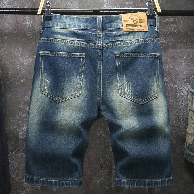 Celana pendek jeans pria berga - Embroidery Patch ulasan dan harga
