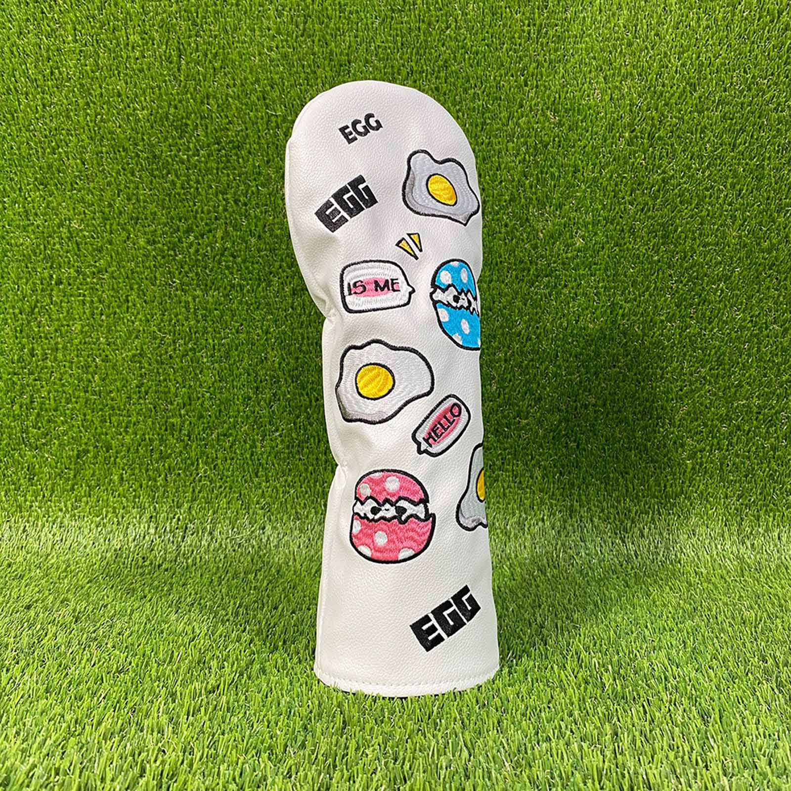 Sarung Kepala Stik Golf Bordir - Embroidery Egg ulasan dan harga