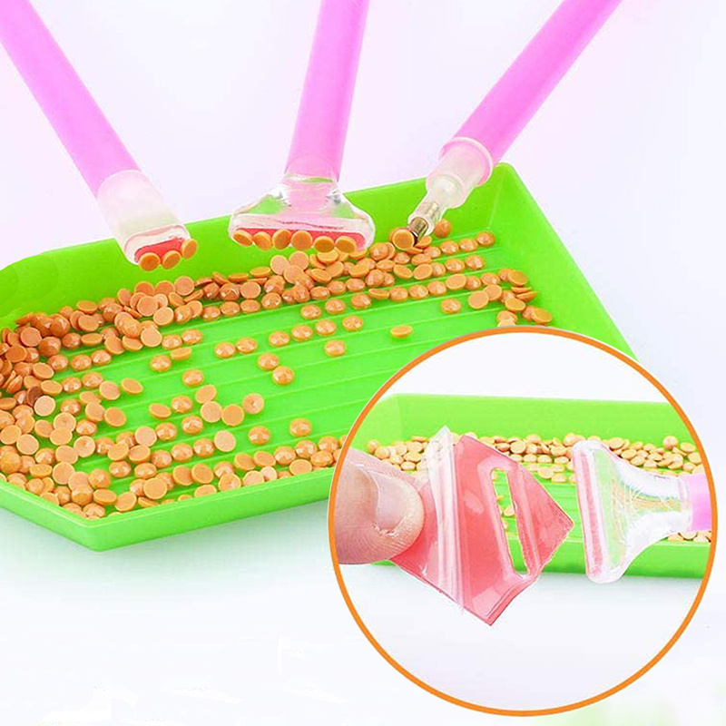 40 Buah Lilin Lukis Berlian, L - Embroidery Kit Starter ulasan dan harga