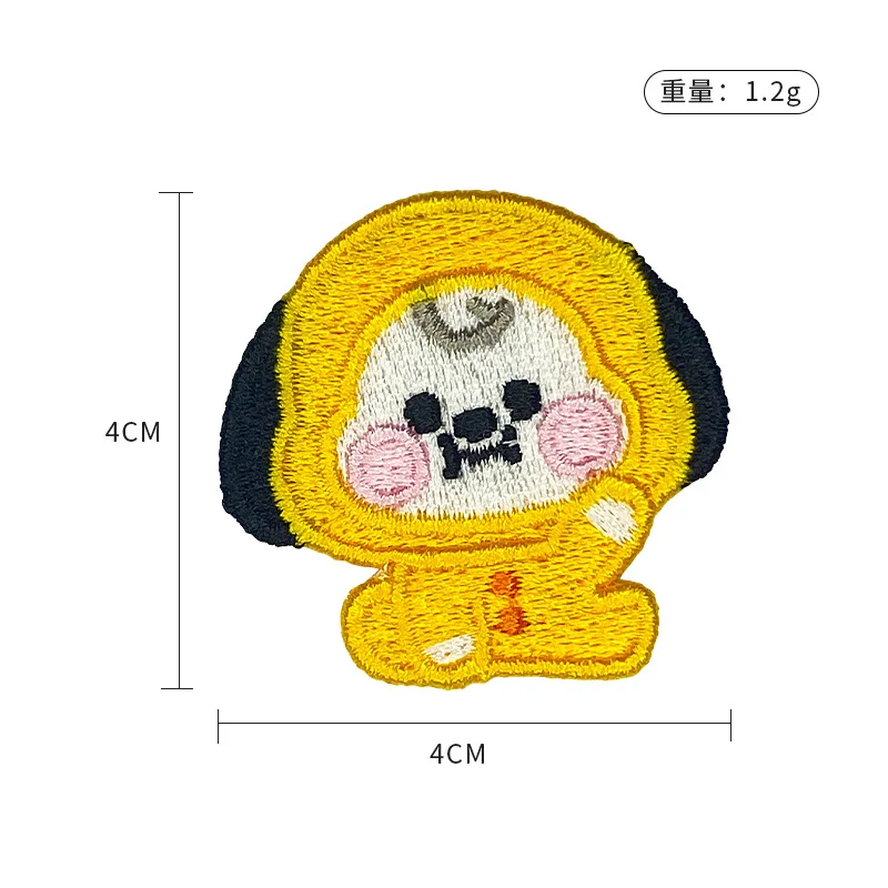 LINE FRIENDS BT21 Patch Bordir - Embroidery Patch ulasan dan harga