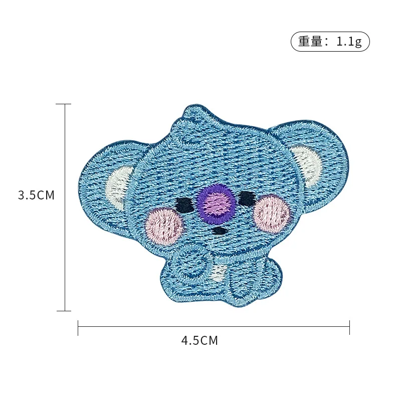 LINE FRIENDS BT21 Patch Bordir - Embroidery Patch ulasan dan harga