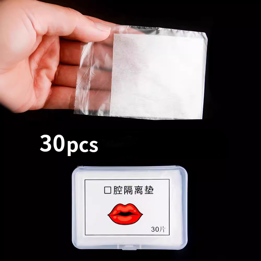 30 buah/kotak tato sekali paka - Embroidery Lips ulasan dan harga