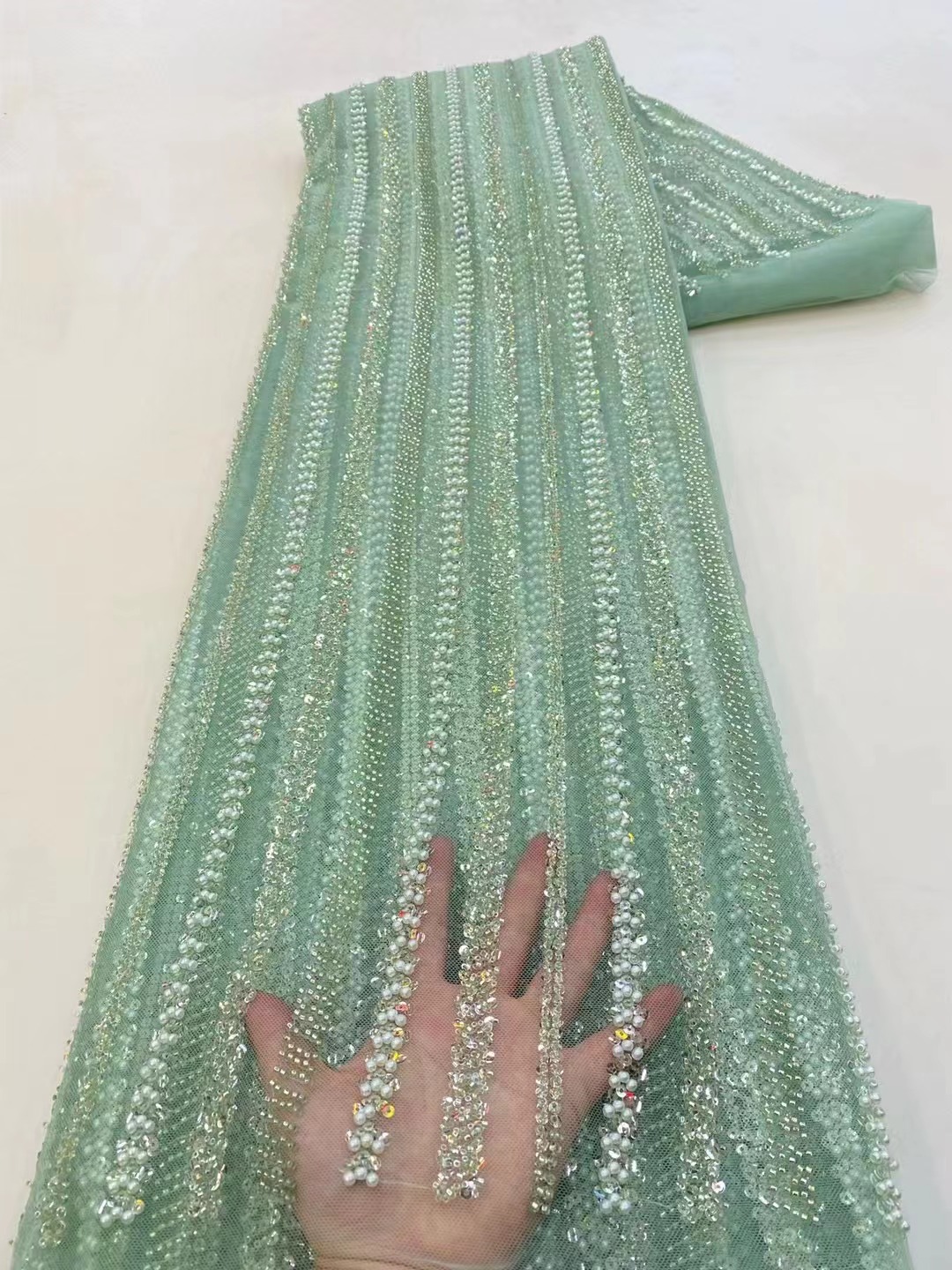 Kain Tulle Terbaru Berkualitas - Embroidery Gradient ulasan dan harga