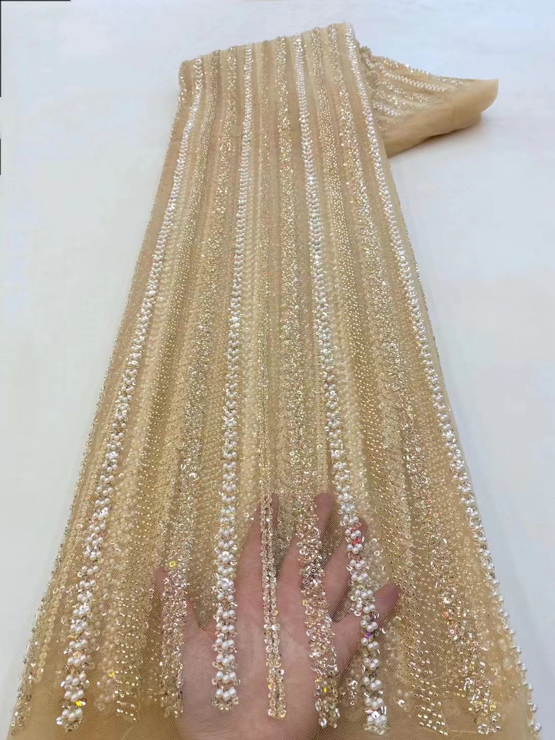 Kain Tulle Terbaru Berkualitas - Embroidery Gradient ulasan dan harga