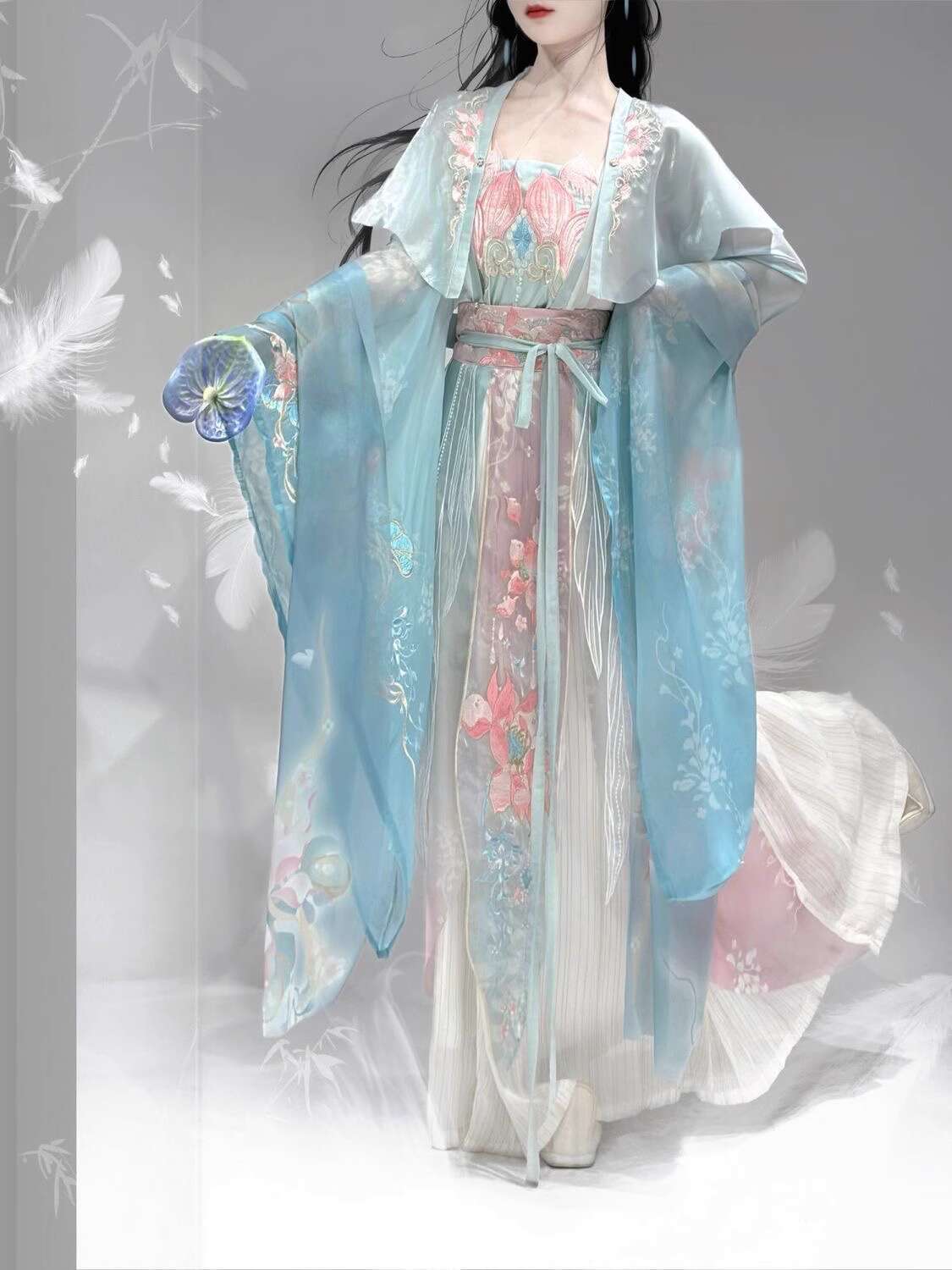 Rok Panjang Pinggang Bordir In - Embroidery Skirt ulasan dan harga