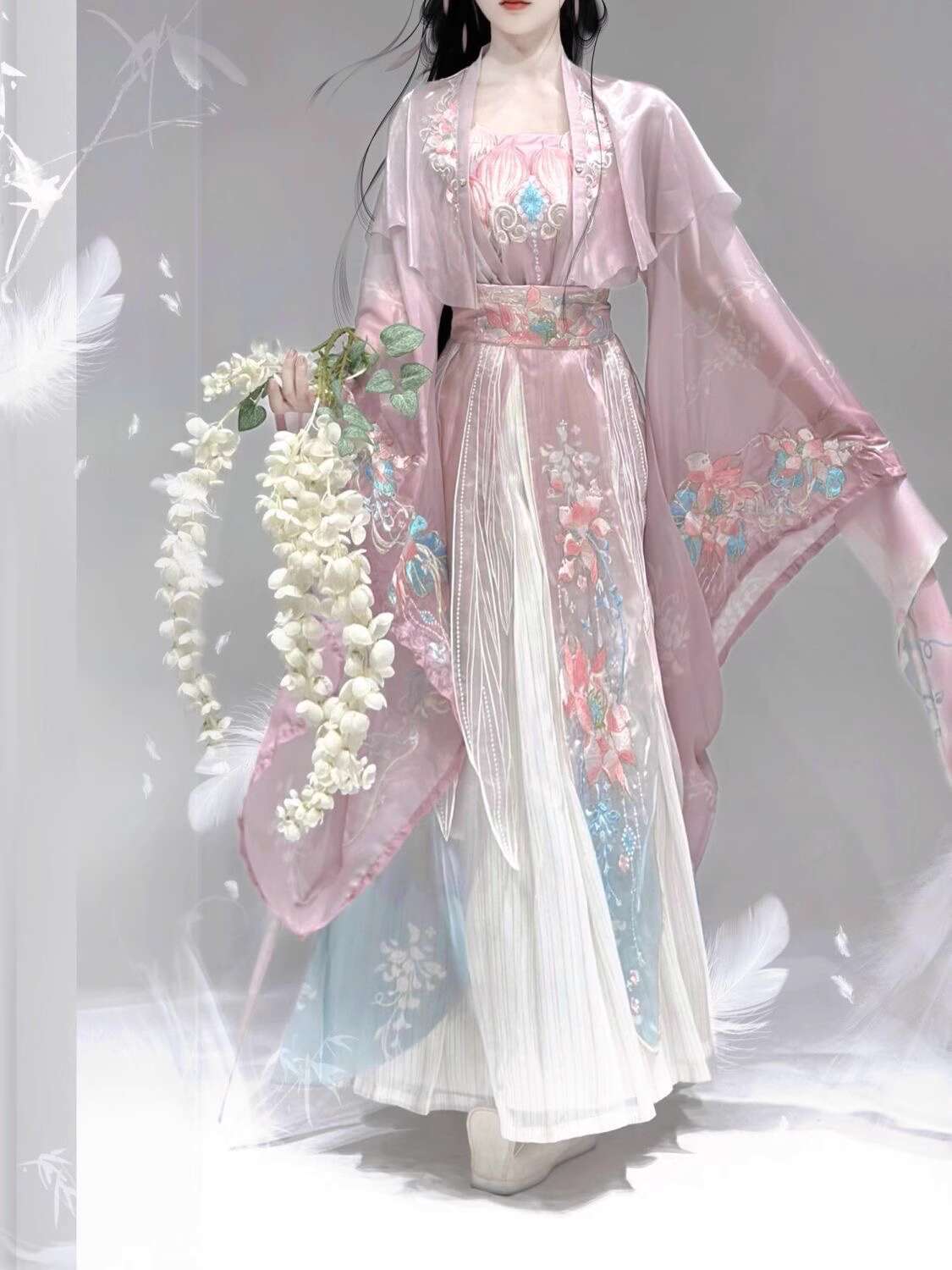 Rok Panjang Pinggang Bordir In - Embroidery Skirt ulasan dan harga