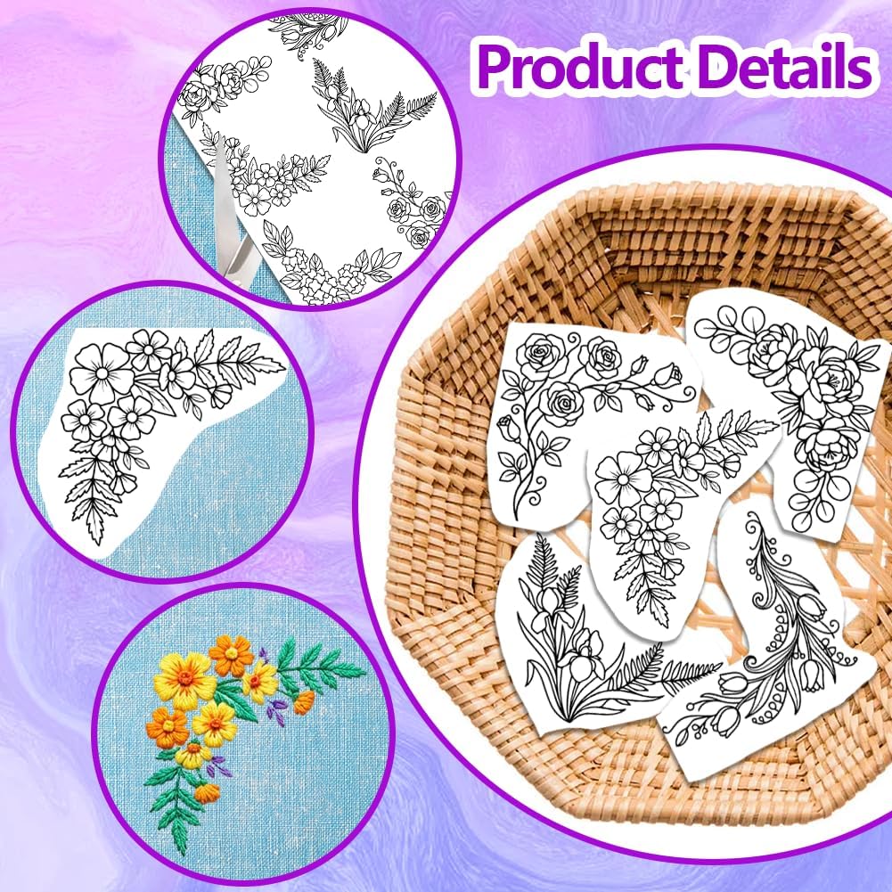 Kertas Bordir Pra-Cetak dengan - Water Soluble Stabilizer ulasan dan harga