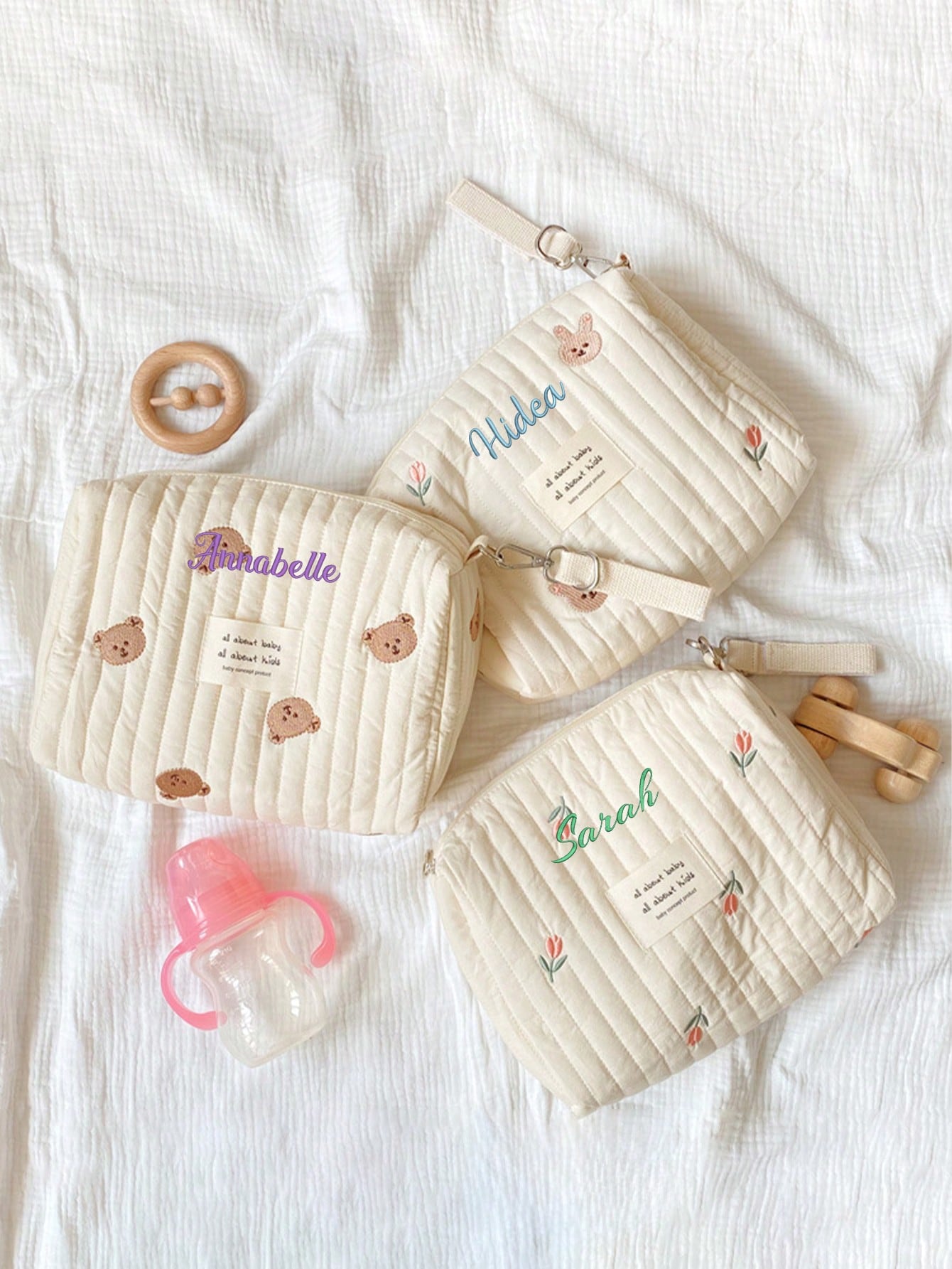 Tas Popok Bayi Bordir Nama Kus - Embroidery Quilting ulasan dan harga